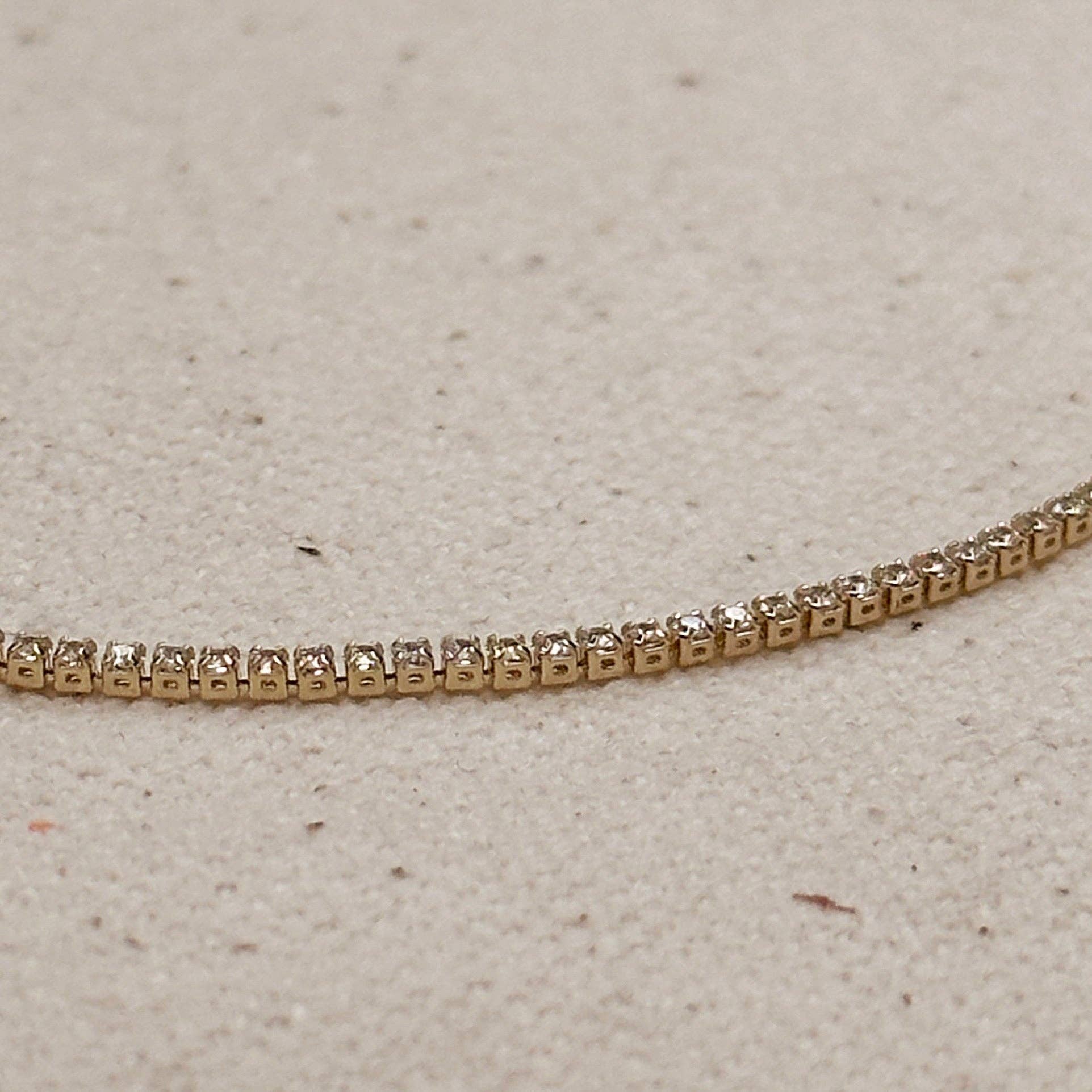 18k Gold Filled 1.2mm CZ Tennis Bracelet - FOREVERLINKX