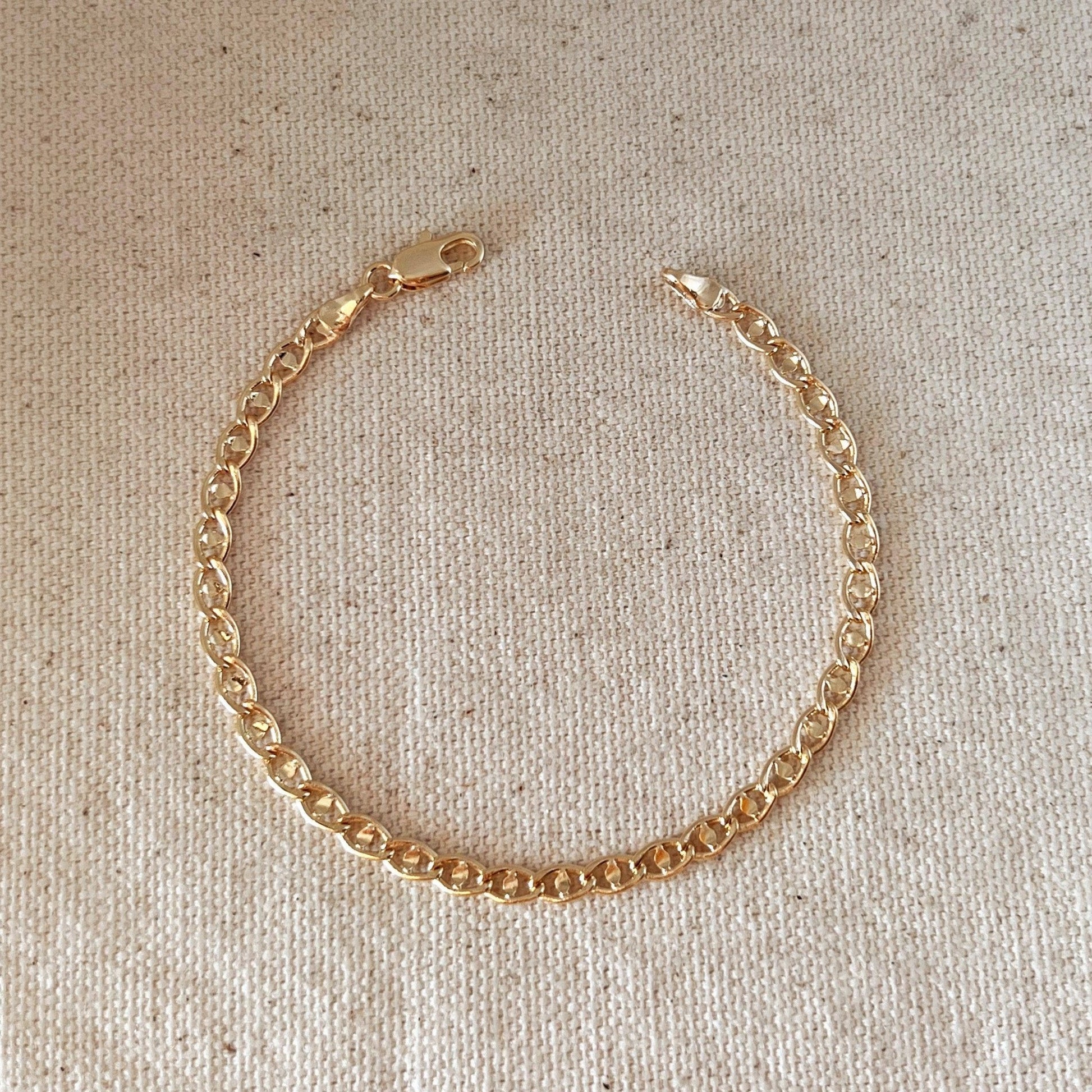 18k Gold Filled Mariner Bracelet - FOREVERLINKX