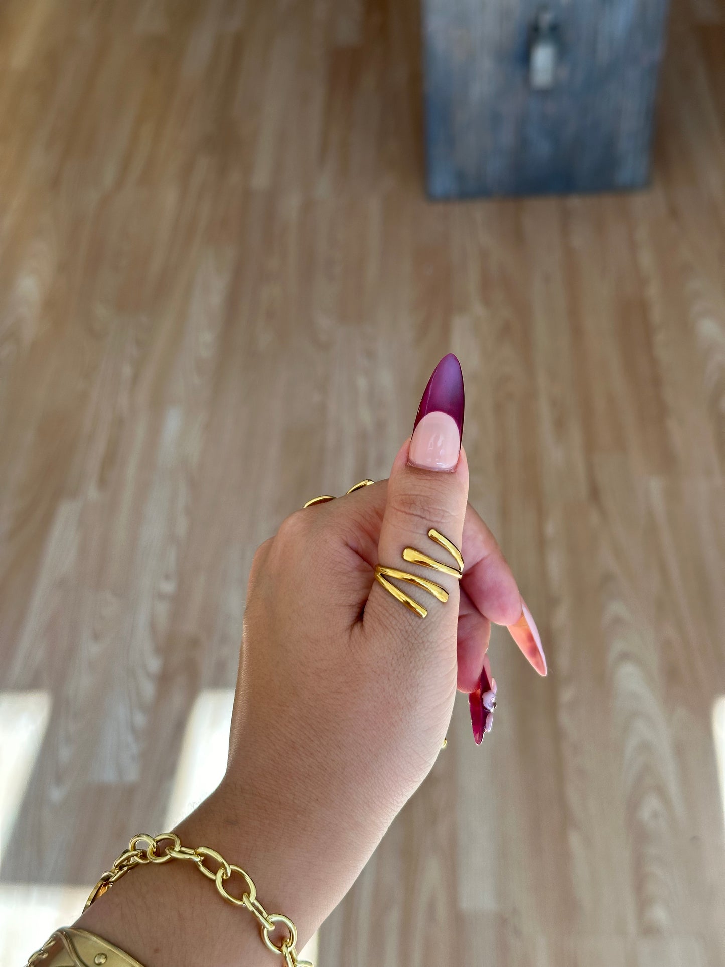 Statement gold ring - FOREVERLINKX