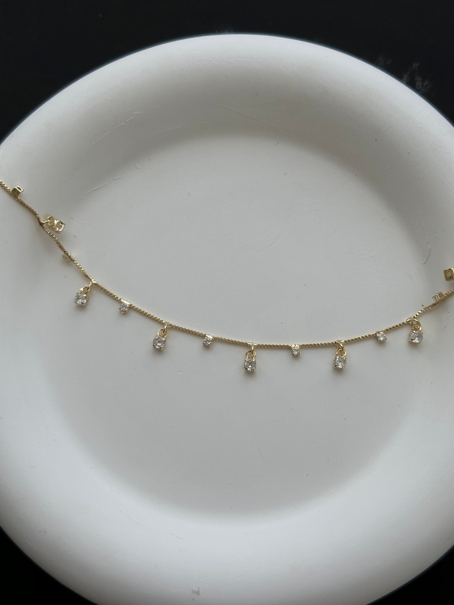 18K Gold Filled Sparkling Necklace