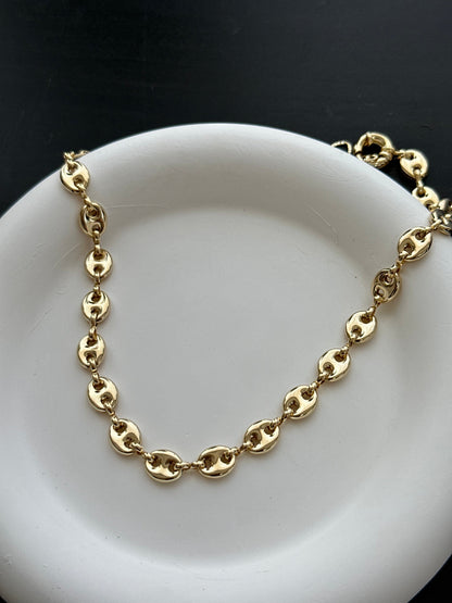 18K Gold Filled Mariner Choker - FOREVERLINKX