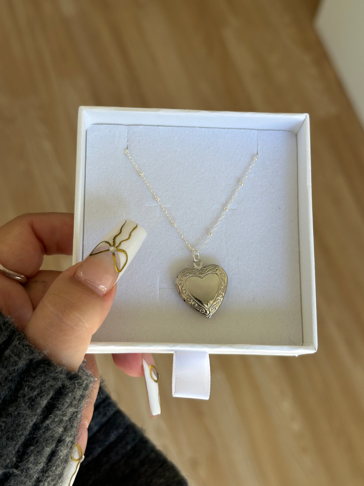 Silver Heartfelt Locket necklace